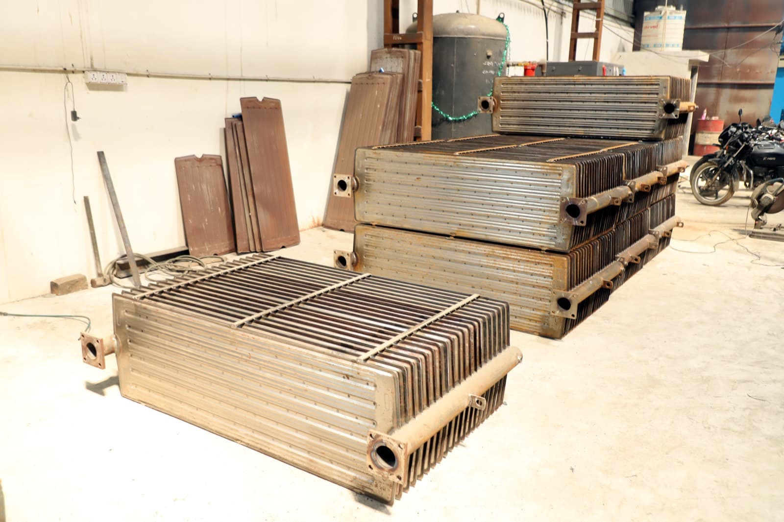 Radiator assemblies — detail view